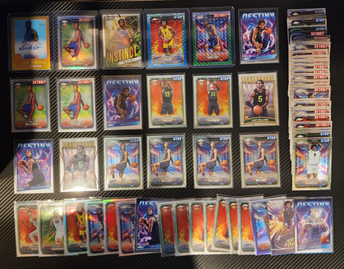 LOT x50 2024-25 Topps Chrome GOLD /50 AUTO 1973 Ben Wallace Ron Holland II RC ++ - Picture 20 of 21