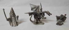 LOT OF THREE DUNGEONS  DRAGONS MINIATURES 1980's D D Ral Partha Spoontiques