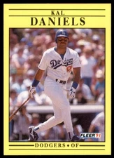 1991 Fleer #198 Kal Daniels