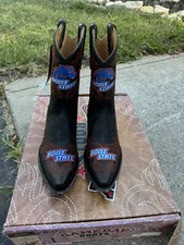 Boise State Short BlackGame Day Boots Size 8 1/2b.