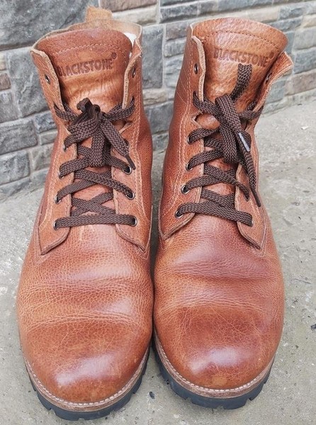 Men Blackstone Boots Brown Leather 43