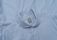Men Jacques Britt Shirt Blue Cotton 38 / M / 46 3100