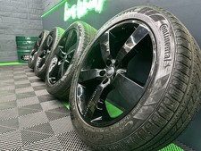 Genuine Land Rover Defender 22" Alloy Wheels Style 5098 Black & 7.5mm+ Conti’s!