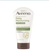 Aveeno Daily Moisturizing Face Lotion w/ Oat For Dry Skin Fragrance Free, 5oz