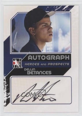 2011 ITG Heroes and Prospects Close Up Silver /190 Dellin Betances Auto 0a3