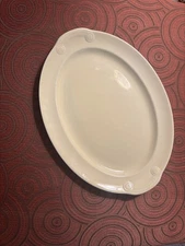 Vintage MCM Taylor Smith & Taylor Lu-Ray Pastels Yellow 13.5" Serving Platter