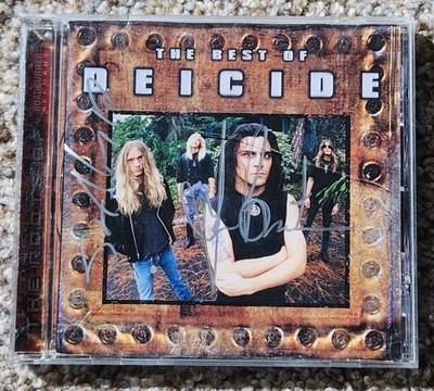 Signed DEICIDE ''Best Of'' CD AUTOGRAPHED By Glen & Steve Original Metal Album