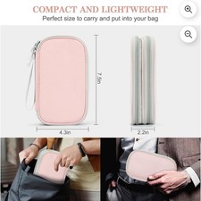 Portable EVA Hard Travel Case Storage Bag for Electronics, Cables, Earbuds   Pk