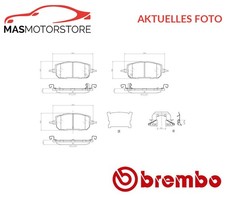 SATZ BREMSBELÄGE BREMSKLÖTZE VORNE BREMBO P 49 067 P FÜR MAZDA MX-30