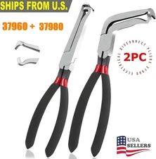 2pc Electrical Disconnect Pliers 60 Degree Automotive Electrical Repair Tools