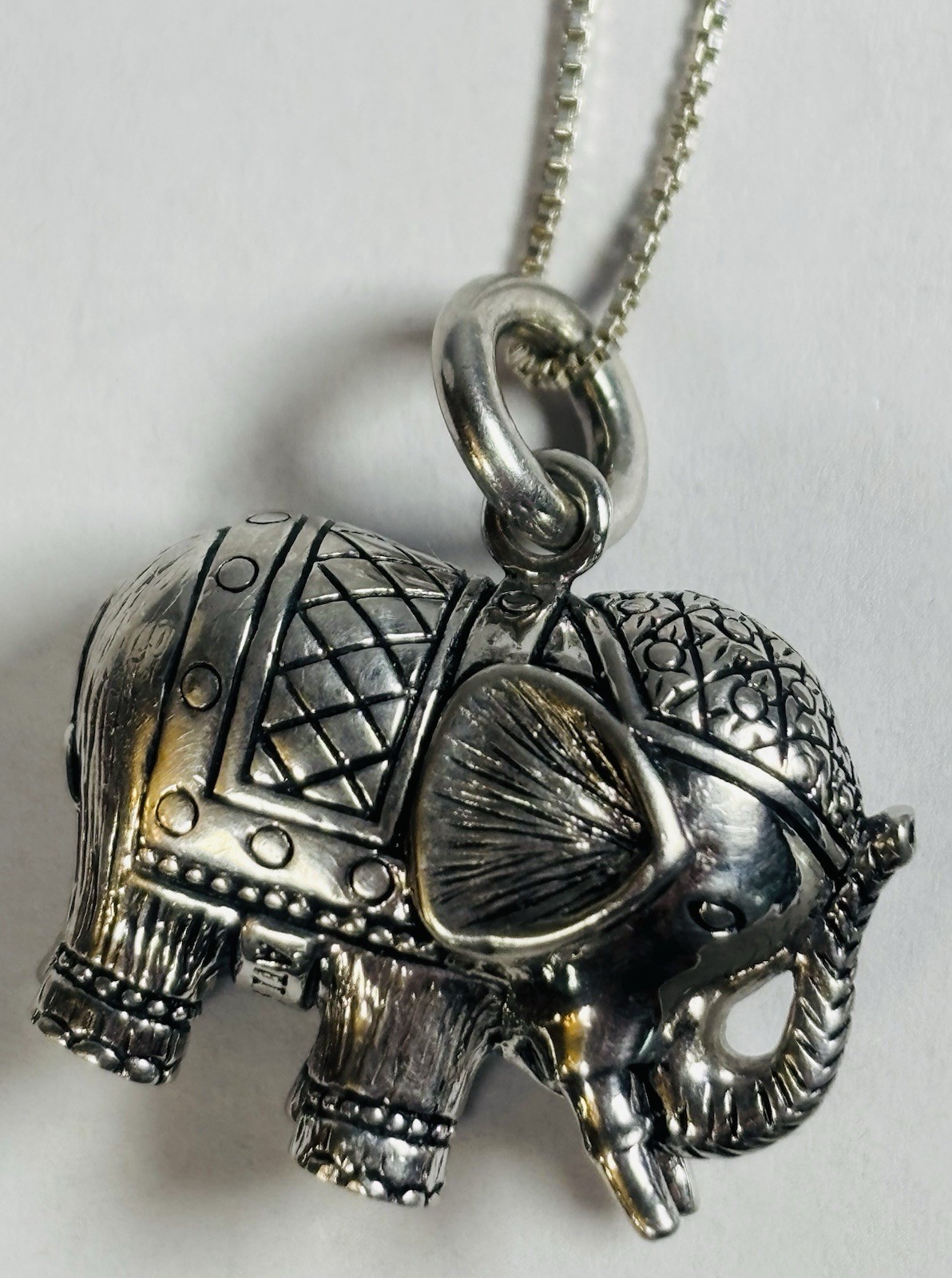 Signed AGI Solid STERLING SILVER 925 GOOD LUCK El… - image 15