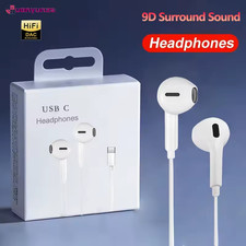 Original USB C Earphones For Apple iPhone 17 Pro Max 16 15 Plus Type C Wired Hea