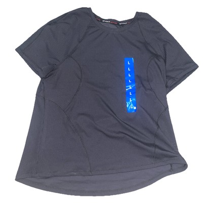NWT Women's Large SPYDER Active Rib Short Stretch Tee **Medium**