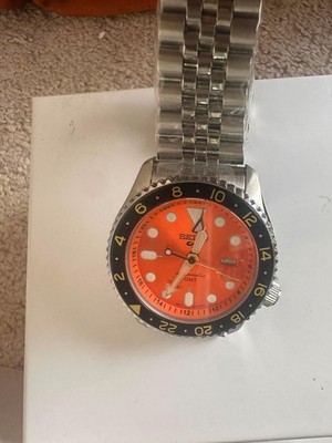 Seiko 5 Sports Orange Men's Watch - SSK005K1