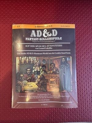 AD&D L2: AUF DER SPUR DES ATTENTÄTERS - TSR8609 . Advanced Dungeons & Dragons dt