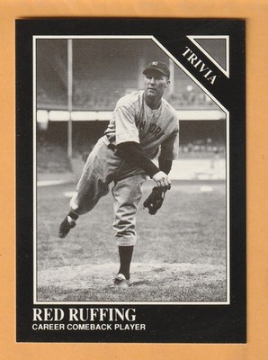Red Ruffing New York Yankees 1991 Conlon TSN #227 HOF Nokomis Illinois