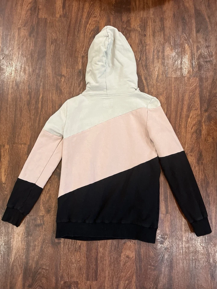 Женский пуловер Ampersand Avenue цветной блок толстовка размер маленький подержанный - Изображение 3 из 4