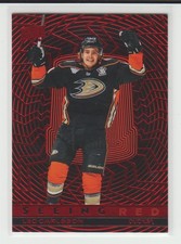 2023-24 UD Extended Series  SEEING RED #SR-62 LEO CARLSSON  Anaheim Ducks