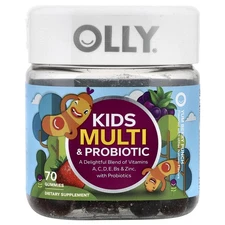 Kids Multi & Probiotic Gummies, Yum Berry Punch, 70 Gummies