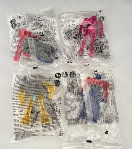 2024 Burger King TRANSFORMERS Hasbro Toys Complete Set Of 4 Brand NEW Ages 3+ - Picture 9 of 15