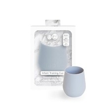 Tiny Cup Pewter - 4 months - 100 Silicone Training Cup for Infants - Desi...