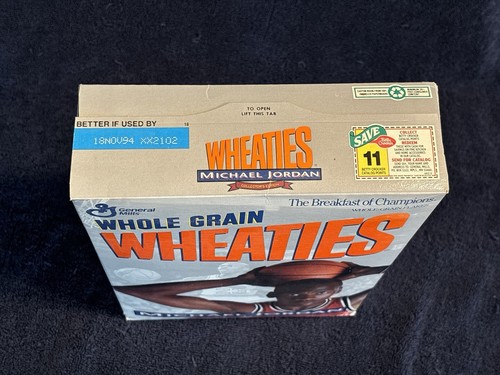 Vintage Michael Jordan Wheaties Closed Cereal Box 93’ & Flight Club Calander 91’ - Picture 12 of 18