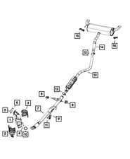 Genuine Mopar Exhaust Clamp 68434100AA