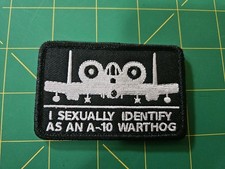 USAF A-10 Morale Patch Sandy Warthog CSAR Fairchild CAS Search Rescue Combat