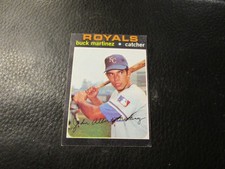 1971  TOPPS#163 BUCK MARTINEZ   ROYALS        EXMT