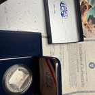 1987-S US Constitution Bicentennial Proof Silver Dollar with Box & COA — photo 4