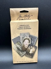 Tim Holtz idea-ology ~ Found Relatives  ~ 24 Cards Great Stocking Stuffer !