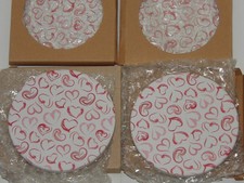 Ceramic 4" Coaster Set 4 with Cork Backs