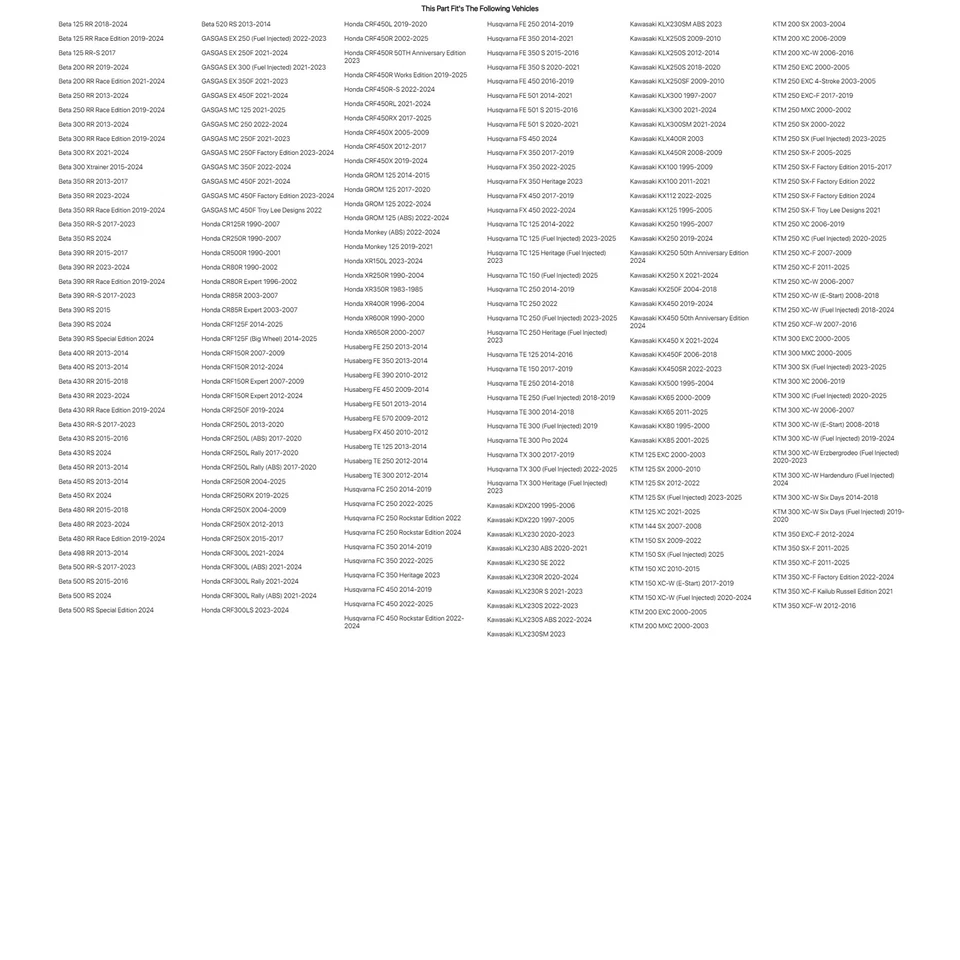 Abrazadera de barra giratoria Tusk Billet azul para HUSABERG TE 125 2013-2014 Foto 3 de 4