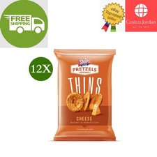 12er Pack X Snips Ofengebackene Brezeln d&uuml;nner K&auml;segeschmack, 25 Gramm