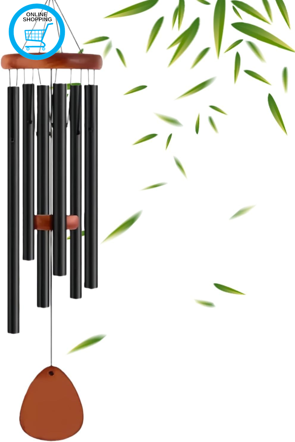Wind Chimes for Garden,27 Inch Aluminum Tubes Waterproof Wind Chime for Outdoor
