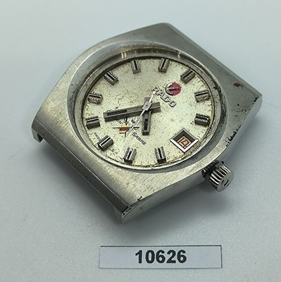 PROJECT TO FIX RADO GOLDEN SABRE HOODED LUGS DATE MENS SS WATCH EU SHIP B10626