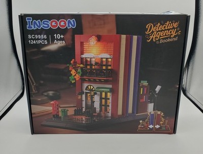 Detective Agency Bookends Building Blocks Insoon SC9956 1241 pcs Ages 10+ READ