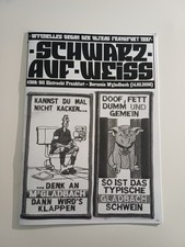 FANZINE ULTRAS SCHWARZ AUF WEISS #368 EINTRACHT FRANKFURT v MÖNCHENGLADBACH