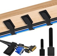 Kabelmanagement Unter Dem Schreibtisch | 60 Selbstklebende Kabelbinder