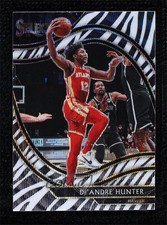 2020-21 Panini Select Courtside Zebra Prizm De'Andre Hunter #242 01su