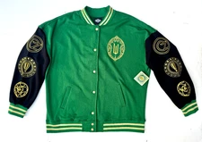 Wicked Emerald City Girls Oversized Varsity Jacket Embroidered SM,MD,PLUS 1,2