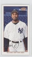 2002 Topps 206 Mini Black Polar Bear Back Bernie Williams (Portrait) #219 0a1