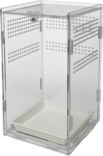 Acrylic Jumping Spider Enclosure,Reptile Enclosure,Bug Habitat, for Small Tree D