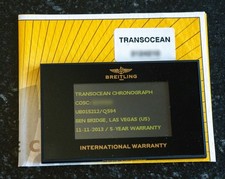 Breitling Transocean Chronograph 43mm Rose Gold Complete Set Bronze Dial UB0152 16