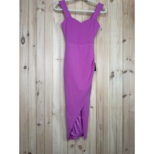 NWT Lulus Always Beautiful Rose Pink Sleeveless Tulip Midi Dress Cocktail Sz XS