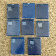 Lot of 8 Empty Replacement 3 Discs OEM Blu-ray DVD CD Cases