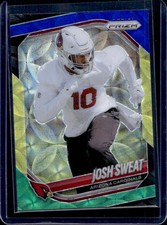 2025 Panini Prizm Josh Sweat Choice Blue Yellow & Green #4 Cardinals
