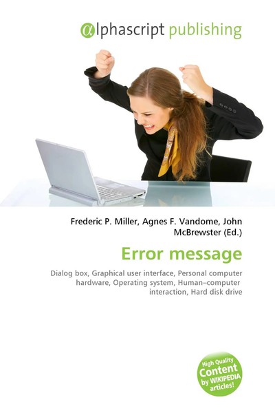 Frederic P. Miller (U. A.) | Error Message | Taschenbuch | Englisch (2026)-image