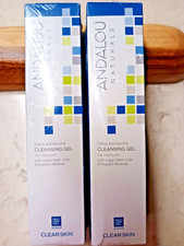 2  Boxes of Andalou Naturals Cleansing Gel Citrus Kombucha 6 Fl Oz