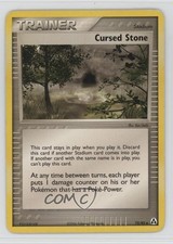Cursed Stone Pokemon EX Legend Maker #72 2006 on eBay